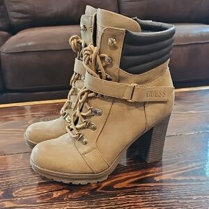 Guess Women's Tan Ankle Boots